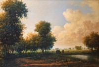 Zulfiqar Ali Zulfi, 24 x 36 Inch, Oil on Canvas, Landscape Painting-AC-ZUZ-111